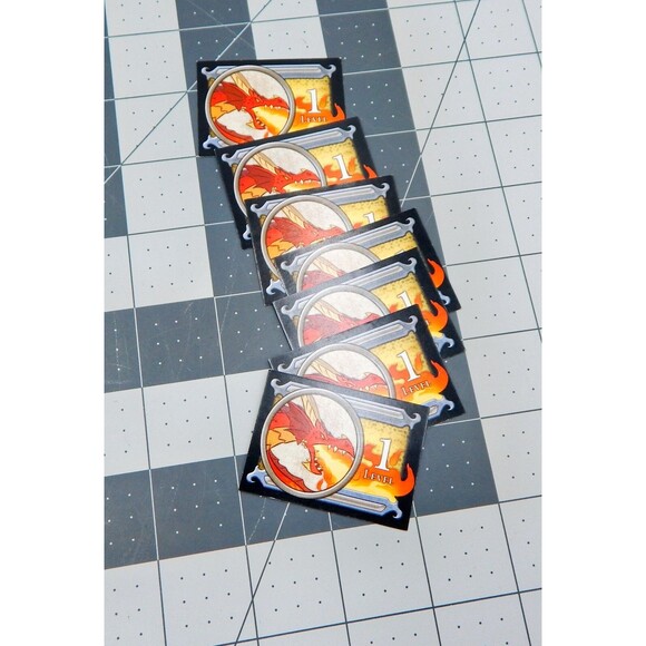 Dungeon! Fantasy Board Game D&D Replacement Monster Cards Level 1-6 - Picture 3 of 9